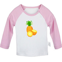 Baby Cute T-shirts Infant Fruit Pineapple Graphic Tees Tops Newborn Kids Clothes - £7.78 GBP+