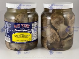 Bay View Brand Pickled Turkey Gizzards - Pack of 2 Jars 32 Ounces Each - £41.93 GBP
