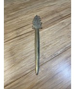 Vintage Brass Ship Boat Letter Opener KG JD - £11.68 GBP