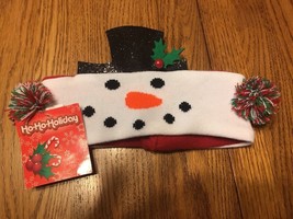 Christmas Novelty Snowman Ear Warmer Head Band NEW NWT Ships N 24h - $20.30 CAD