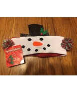 Christmas Novelty Snowman Ear Warmer Head Band NEW NWT Ships N 24h - $281.87 MXN