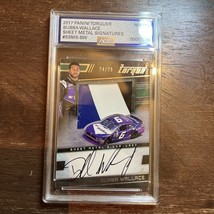 Bubba Wallace - 2017 Panini Torque - Sheet Metal Signatures - AGS 8 - 24/25 - £118.66 GBP