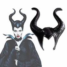 Halloween Hat Horns Cosplay Maleficent Evil Queen Headpiece Headwear Costume For - £29.07 GBP