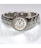 NEW GUESS W097L1 Silver Tone Chain Stainless Steel  Women Small Dial Watch - £60.00 GBP
