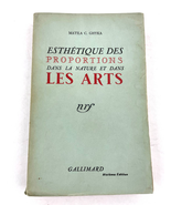 Esthétique des proportions dans la nature et dans les arts 1927 Rare Col... - £105.48 GBP