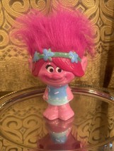 Trolls POPPY Pink Ceramic Coin Bank Vivid Colors.  Is Missing Stopper. - $9.49