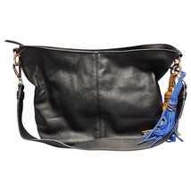 Steve Madden Shoulder Bag Purse Womens Black Inner Pocket Removable Straps - £21.40 GBP