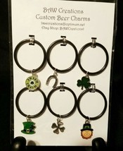 St Patrick&#39;s Day Fun Lucky Beer Bottle Charms New in Package - £8.60 GBP