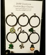 St Patrick&#39;s Day Fun Lucky Beer Bottle Charms New in Package - £8.77 GBP