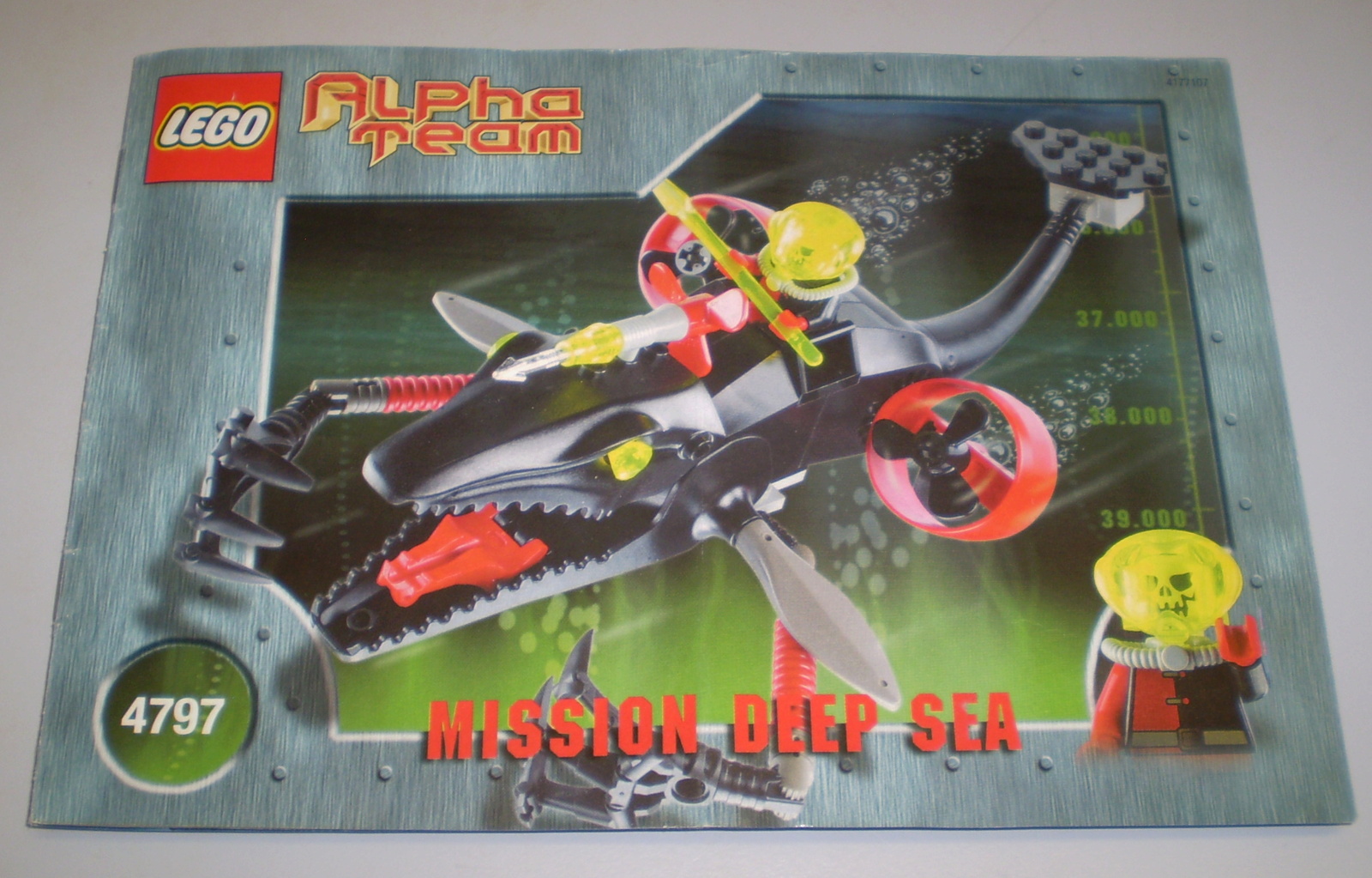 Primary image for Used Lego Alpha Team INSTRUCTION BOOK ONLY # 4797 Ogel Mutant No Legos included