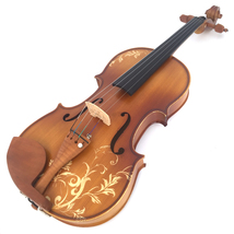 Solid carved wooden violin - £652.75 GBP