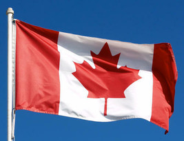3x5 Canada Canadian Super-Poly Maple Leaf In/Outdoor Flag Banner Flags *Usa Made - £11.00 GBP