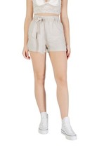 Only Women Short Beige High-Waist Chic Fashion 2025 Collection - $656.86 MXN