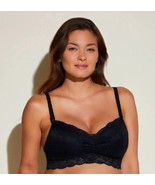 NEW COSABELLA &#39;Never Say Never&#39; Mommie Soft Nursing Bra XL Curvy Black 1315 - $23.58