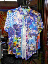 Robert Graham Lanley Short Sleeve Shirt Size 3XL New with tags - £193.89 GBP