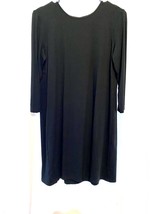 J Jill Womens Size XS Classy Black Dress Stretch Casual Comfort Rayon Blend - £16.14 GBP