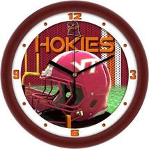 Virginia Tech Hokies Football Helmet clock - £30.30 GBP