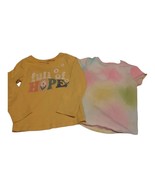 Girls OshKosh 2T Long Sleeve Top Full of Hope &amp; Tie Dye Shirt Originals Set - $16.37 CAD