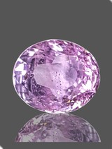 2.97 Cts Natural Pink Sapphire Gemstone UNHEATED Oval Shape From Sri Lanka - £1,998.38 GBP