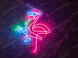 Flamingo Cocktail | LED Neon Sign - £143.88 GBP+