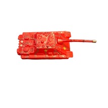 Vintage 1987 Micro Machines Red Military Tank Jagdpanther V Mini Galoob - £6.84 GBP