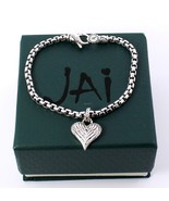John Hardy JAI Symbols of Love 3.7mm Box ANGEL WING Sterling Silver Brac... - $5,205.77 MXN