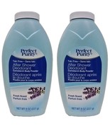 2x Perfect Purity After Shower Talc Free Deodorant Body Powder FRESH SCNT 8 OzEa - $59.39