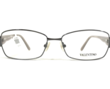 Valentino Brille Rahmen V2101 060 Schwarz Grau Rechteckig Voll Felge 52-... - $55.73