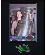 Tom Barrasso Signed Framed 11x14 Photo Display Penguins Stanley Cup - £50.83 GBP