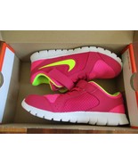BNIB Nike Flex Experience (PSV) Girls Shoes, Pink Foil/Volt/White/Hypr F... - $65.19 CAD