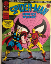 SPIDER-MAN COMICS WEEKLY #141 (1975) Marvel Comics Morbius Thor Iron Man... - £19.45 GBP