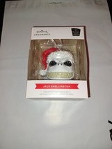 Jack Skellington Head Nightmare Before Christmas Hallmark Ornament Disney - £11.11 GBP