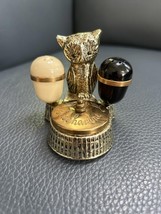 Vintage Owl Shaped Salt, Pepper and saccharine  Shakers Set - $554.17 MXN