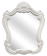 16&quot;x20.5&quot; Venice White Shabby Chic Decorative Accent Wall Mirror - $35.80 CAD