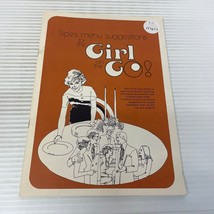 Sipes Menu Suggestions For The Girl On The Go Cookbook Paperback 1973 - £21.90 GBP