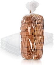 1000 Pack Clear Plastic Bread Bags 5.5x4.75x15 Poly Gusseted Bags 0.65 mil - £78.24 GBP