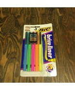 Vintage bic brite liner 5 pack pocket neon color highlighters movie phot... - $19.75