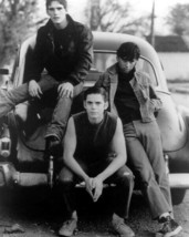 The Outsiders Matt Dillon C.Thomas Howell Ralph Macchio sit on car 24x36 poster - £22.39 GBP