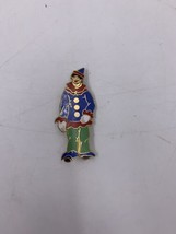 Vintage Clown Brooch Pin Carnival Circus Retro - £7.63 GBP