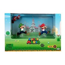 Super Mario &amp; Luigi with Interactive Background Nintendo Licensed Product Jackks - £17.83 GBP