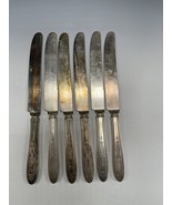 6 Vintage Community Plate Silverware Flatware Butter Knifes - $25.75