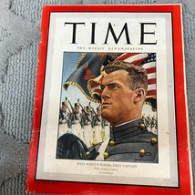 Time The Weekly Magazine West Point&#39;s Woods Captain Vol. XLV No. 24 June 11 1945 - £52.12 GBP