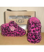 UGG BIXBEE Leopard Baby GIRL BOOTIES Size 2/3 (6-12 Months) - €25,96 EUR