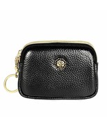 Small Women Wallet Leather Double Zipper Mini Key Cards Holder Coin Purs... - £17.50 GBP