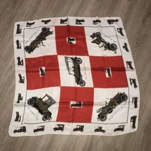 Vintage Classic Cars Womens Silk Scarf 26X26 - £15.77 GBP