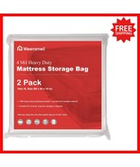 2 Pack Heavy-Duty Twin XL Mattress Storage Bags - 4 Mil Waterproof Prote... - €26,57 EUR
