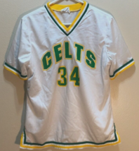 Paul Pierce #34 Boston Celtics NBA Vintage 90s Lady Fox White Pullover Jersey XL - £32.34 GBP