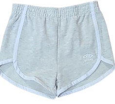 Umbro Girls Gray And White Shorts Size Medium - £7.07 GBP