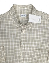 NEW $525 Paul Smith Mainline Shirt!  Tan &amp; White Check Design  SLIM FIT  ITALY - £108.10 GBP