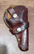 Vintage Leather Western right hand Holster -fits vintage  22 cal revolver - $35.00